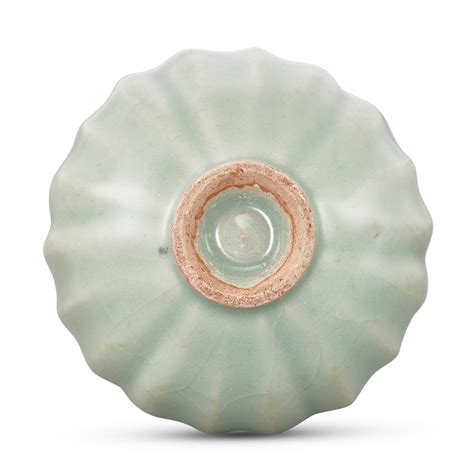 A Longquan Celadon Chrysanthemum Cup Southern Song Yuan Dynasty