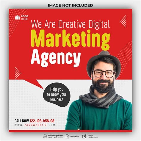 Premium Psd Digital Marketing Agency And Corporate Social Media Post