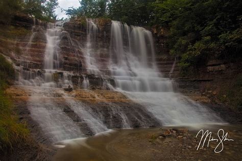 Summer Deluge At Geary State Fishing Lake Waterfalls Geary State