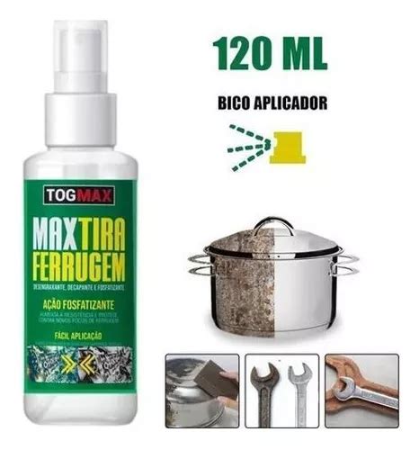 Removedor De Ferrugem Limpa Oxidação Fosfatiza 120 Ml MercadoLivre