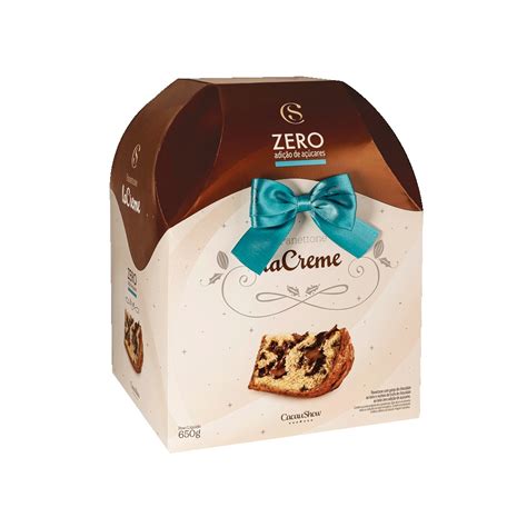 Panettone Lacreme Zero Adi O De A Car G Cacau Show Shopee Brasil