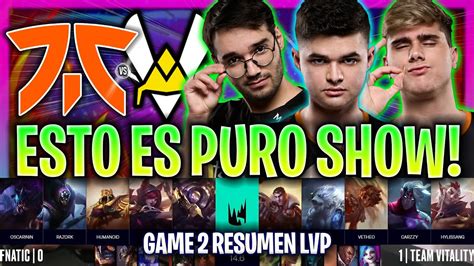 Ver A Este Fnatic Es Puro Show Kills Fnc Vs Vit Game Resumen