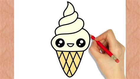 How To Draw A Kawaii Ice Cream Youtube