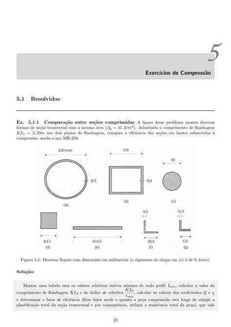 Pdf Exerc Cios De Compress Ao Resolvidos Montar Uma Tabela