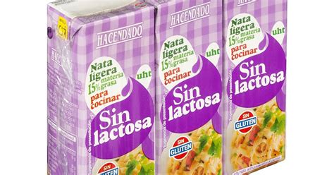 Nata Para Montar Sin Lactosa Mercadona Actualizado Febrero