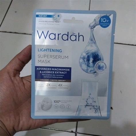 Jual Wardah Lightening Essence Sheet Mask 20 Ml Shopee Indonesia