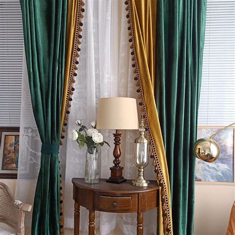 Dark Green Window Curtain Styles