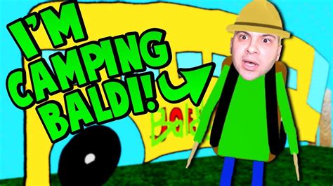 I GET TO PLAY AS CAMPING BALDI! (Let's go camping....) | Baldi's Basics Roblox Roleplay ...