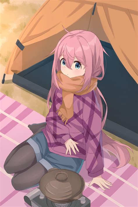 Kagamihara Nadeshiko Yurucamp Drawn By Chinosukecs4126 Danbooru