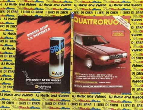 RIVISTA MAGAZINE QUATTRORUOTE Mensile N 370 Agosto 1986 ALFA 75 TURBO