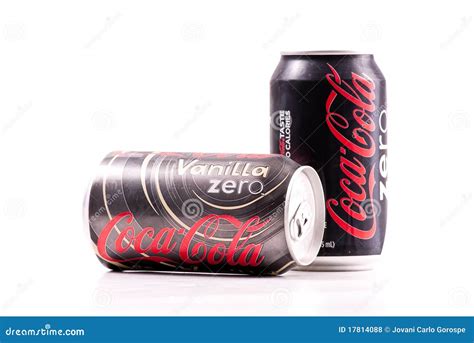 Vanilla Coke Zero Cola editorial stock photo. Image of fizz - 17814088