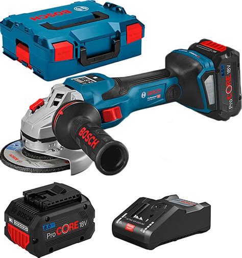 Bosch GWS 18V 15 SC Τροχός 125mm Μπαταρίας 2x8 0Ah με Ρύθμιση Στροφών