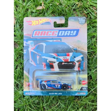 Jual Hot Wheels Premium Race Day Audi R Lms Original Shopee Indonesia