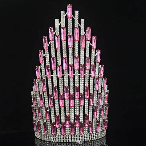 Beauty Rhinestone Crystal Beauty Pageant Miss World Full Round Pageant