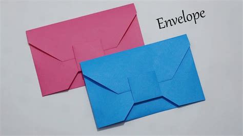 Envelope Making With Paper Without Glue Tape And Scissors At Home