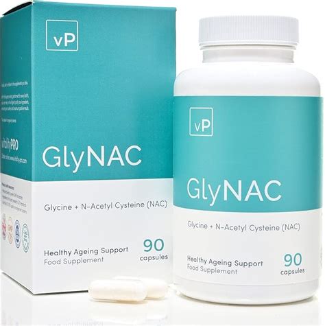 GlyNAC Supplement 700mg x 90 Capsules - Third Party Tested - Vitality ...