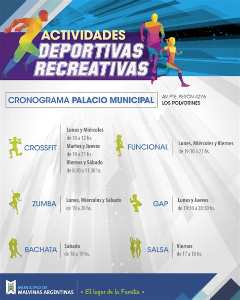 Actividades deportivas y recreativas en los espacios públicos