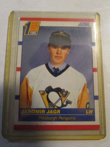 Jaromir Jagr 1990 Score Hockey Rookie Card 428 Pittsburgh Penguins