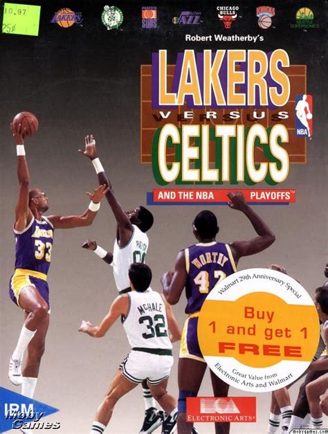 Box Art For Electronic Arts Lakers Versus Celtics And The Nba