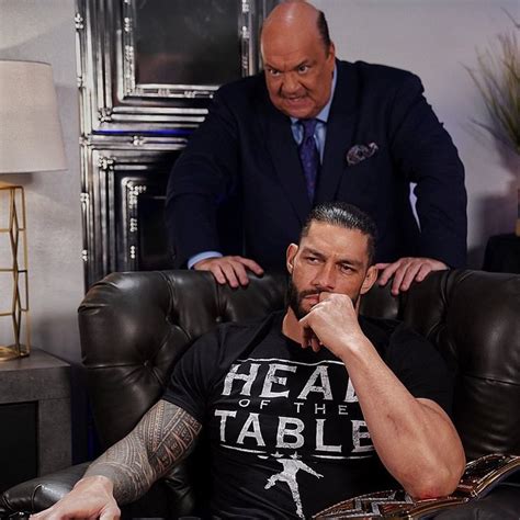 Wwe On Instagram The Head Of The Table Romanreigns Has Heard All He