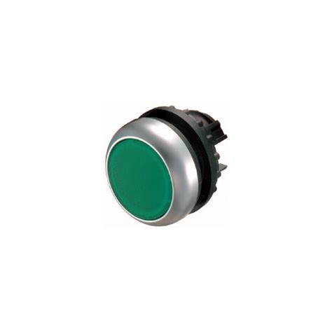 M22 DRL G Bouton Poussoir Affleurant Lumineux Vert Automatismes