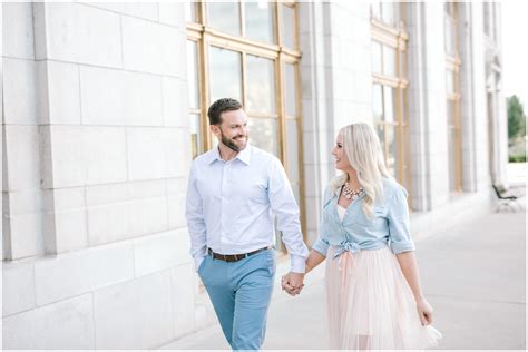 Downtown Tulsa Ok Engagement Session Wedding Photographer