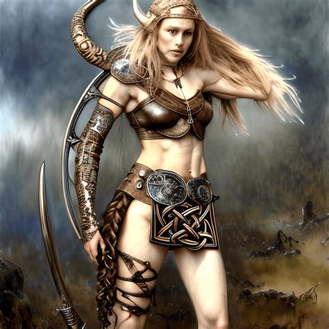 Viking Warrior Woman Graphic Creative Fabrica