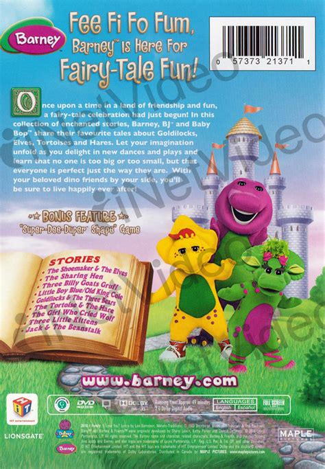 Barney - Best Fairy Tales on DVD Movie