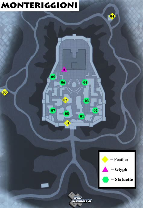 Assassins Creed Feathers Map Maping Resources