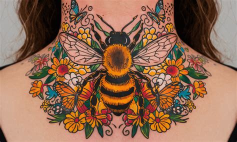 Cute Bee Tattoo Designs Inknsteel