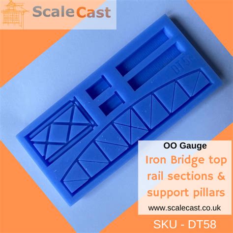 OO Gauge Model Railway Iron Bridge Casting Mould