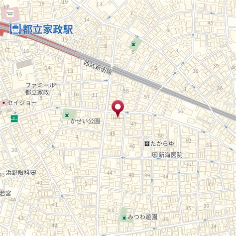 東京都中野区若宮1－45－11 の地図 Mapfan