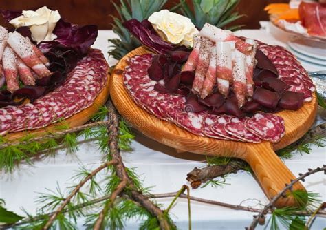 Cured meats stock image. Image of gastronomy, meats, salami - 19902043