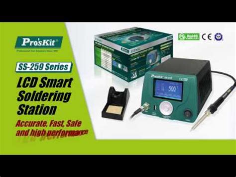 Pro Skit Ss Lcd Smart Soldering Station Youtube