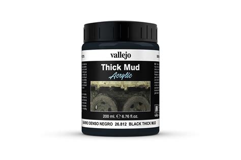 26812 Vallejo Diorama Effects Black Mud 200ml