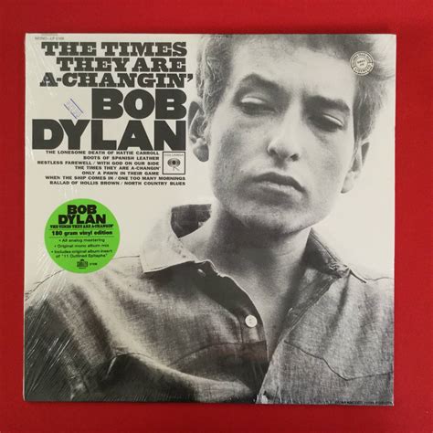 Bob Dylan The Times They Are A Changin Gram Lp Lp Bob Dylan