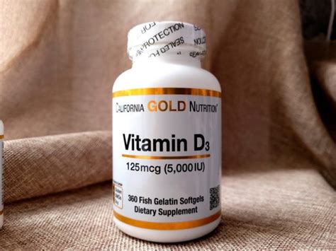 California Gold Nutrition, витамин D3, витамин Д3, витамин Д, 125 мкг ...