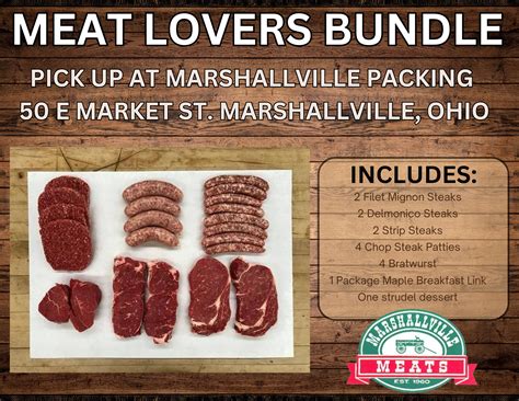 Marshallville - 🥩 Calling All Meat Lovers! 🍴 Introducing the Meat
