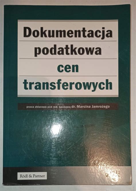 Dokumentacja Podatkowa Cen Transferowych Jamro Y