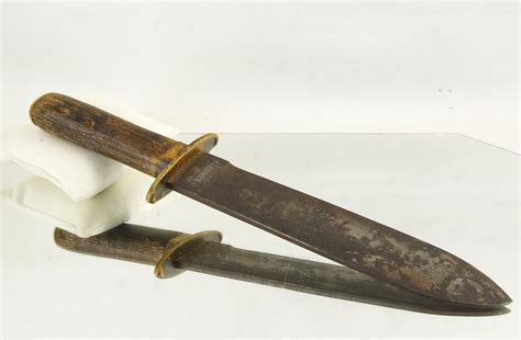 Sold Price Wj Mcelroy Confederate Civil War Fighting Knife Invalid