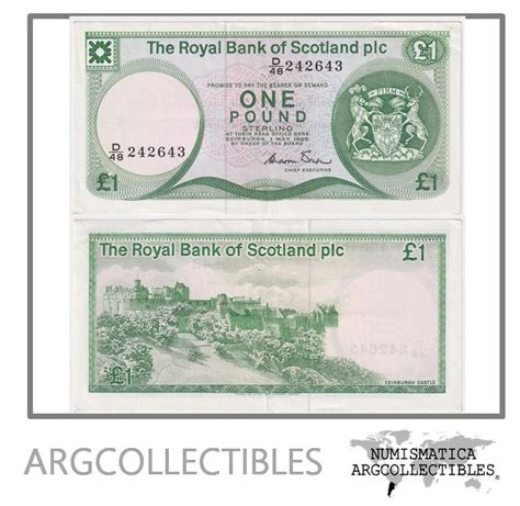 Escocia Billete 1 Pound 1986 P 341Aa XF Argcollectibles