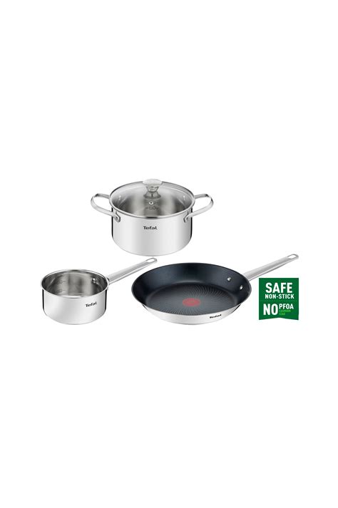 Tefal Cook Eat Set Delar Rostfritt St L Grytset Kastrullset