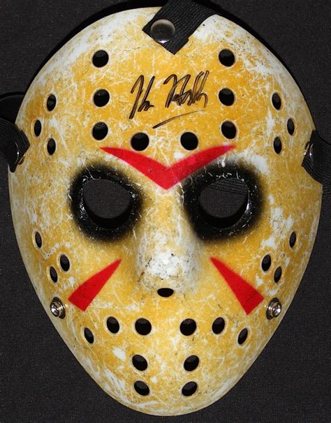 Kane Hodder Signed Jason "Friday the 13th" Hockey Mask (Hodder COA ...