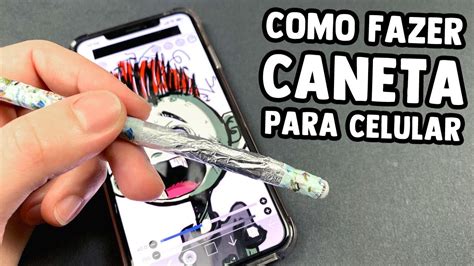 FIZ MINHA PRÓPRIA CANETA PARA DESENHAR NO CELULAR FAÇA VOCÊ TAMBÉM