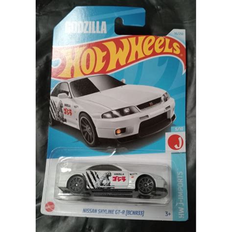 Jual HOT WHEELS NISSAN SKYLINE GT R BCNR33 GODZILLA Shopee Indonesia