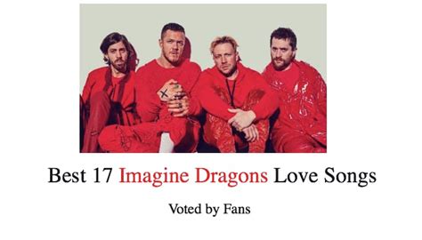 Best 17 Imagine Dragons Love Songs Nsf News And Magazine