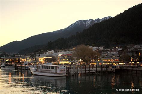 Night View of Queenstown - Geographic Media