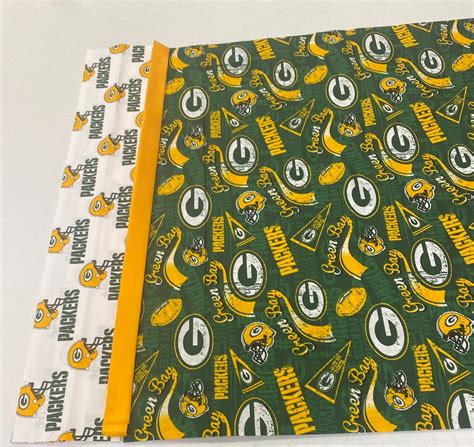 Pillowcase Kit With Green Bay Packer Fabric Etsy