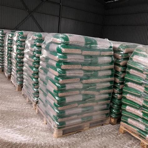 Pine Wood Pellets 6mm 8mm In 15kg Bags And Big Bags En Plus Din Plus