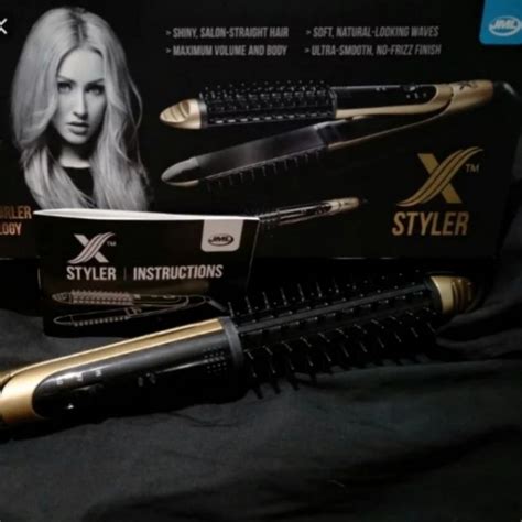 Ready Stock JML X Styler 2 In 1 Ceramic Hair Straightener And Curler